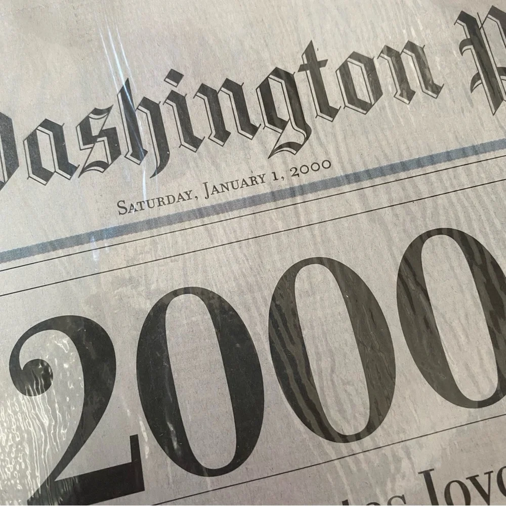 Original The Washington Post Newspapers Historic Moments In America Set of 4 - Picture 9 of 9